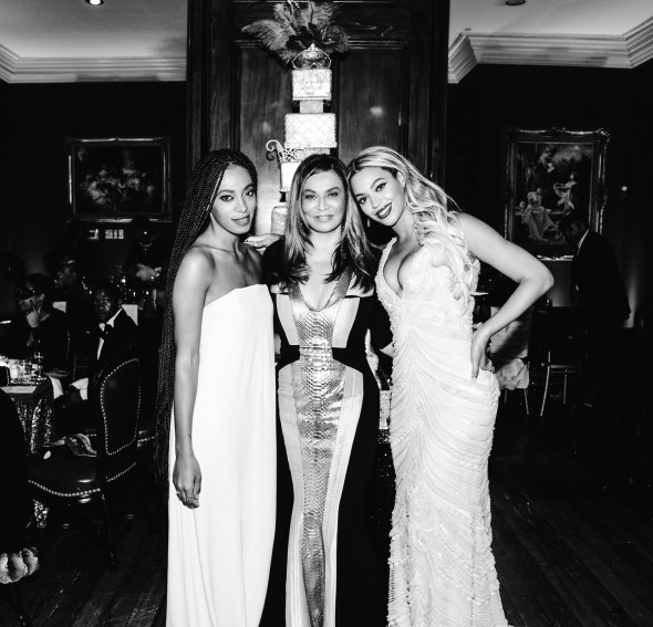 Solange Knowles, Tina Knowles e Beyoncé Knowles
