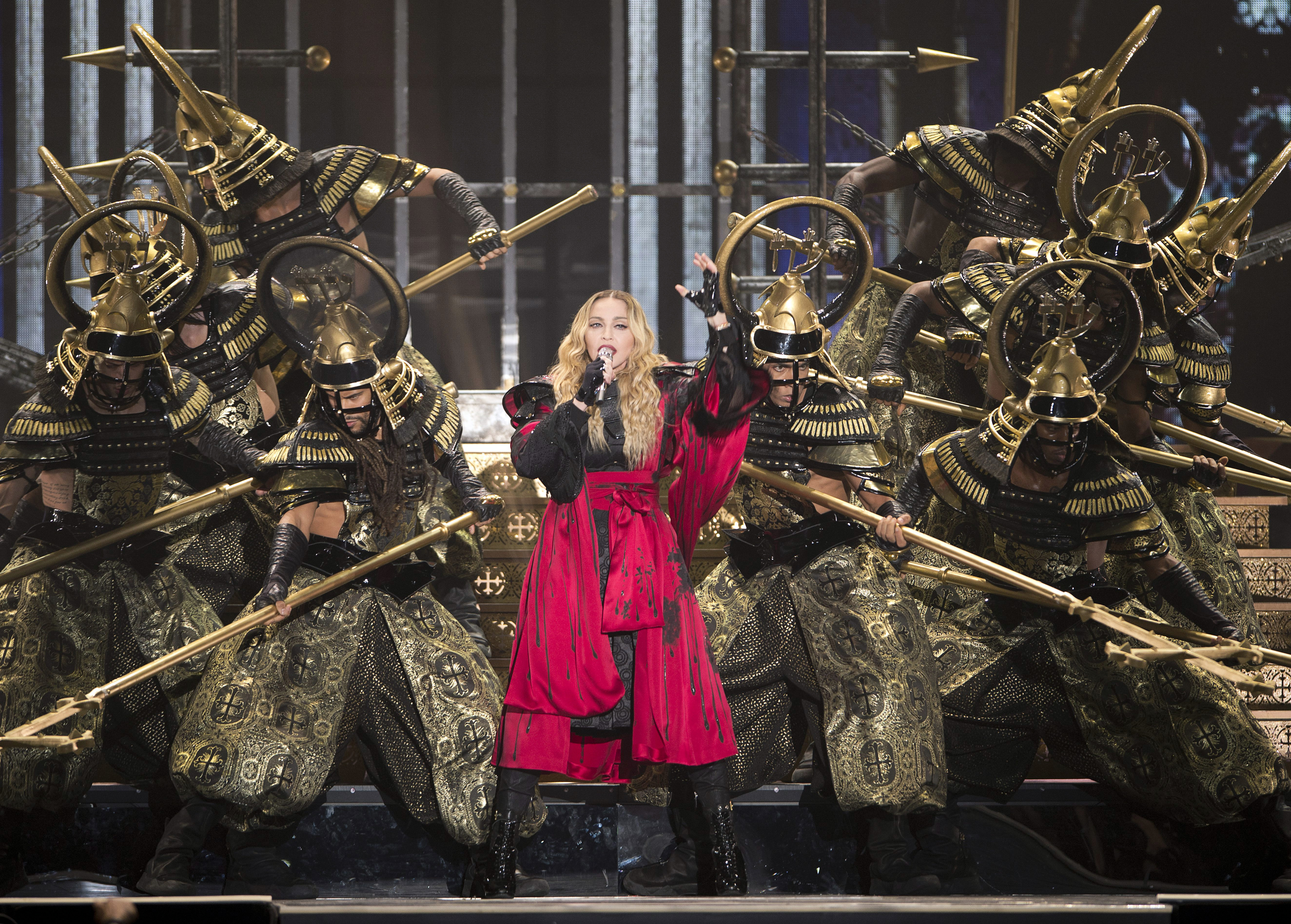 O regresso de Madonna aos palcos.
