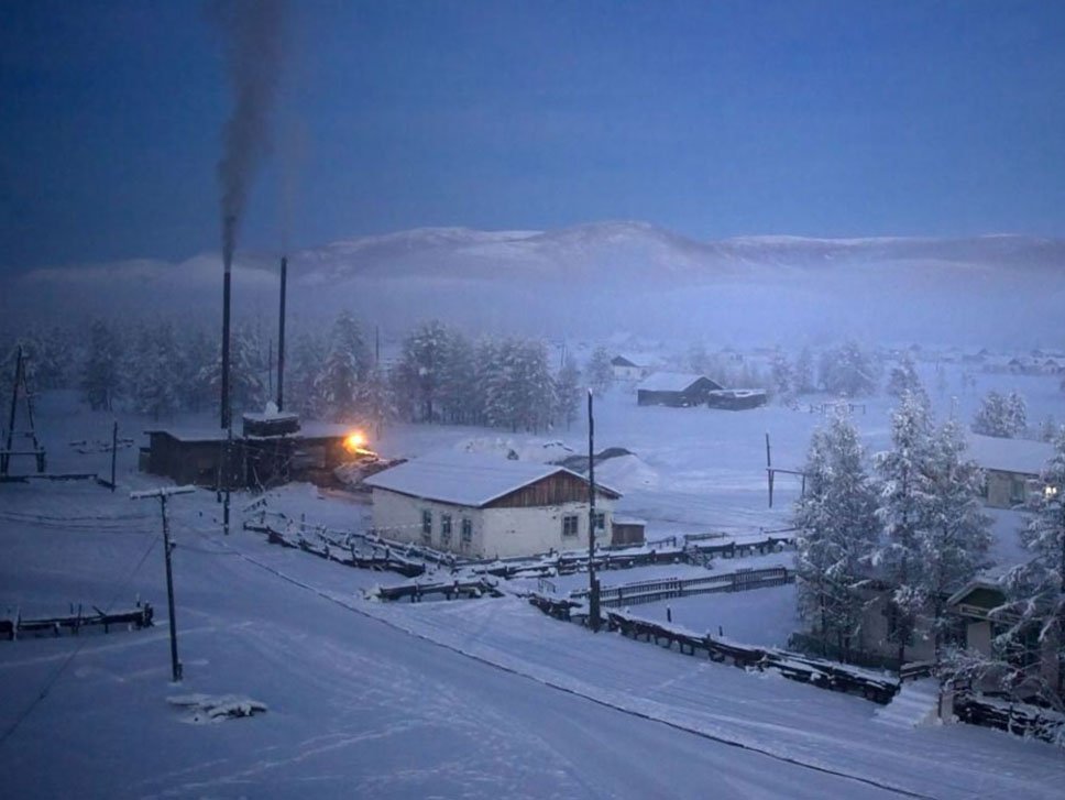 Esta é a vila mais fria do mundo, e as imagens são impressionantes