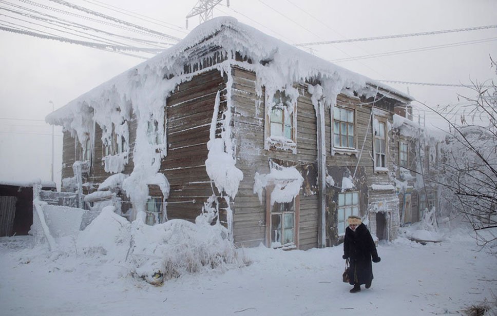 Esta é a vila mais fria do mundo, e as imagens são impressionantes