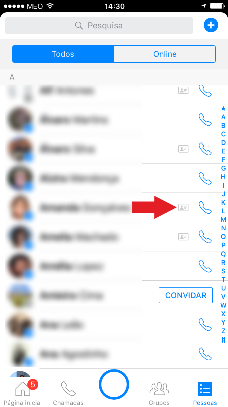Como descobrir o número de telefone de um contacto no Messenger do Facebook