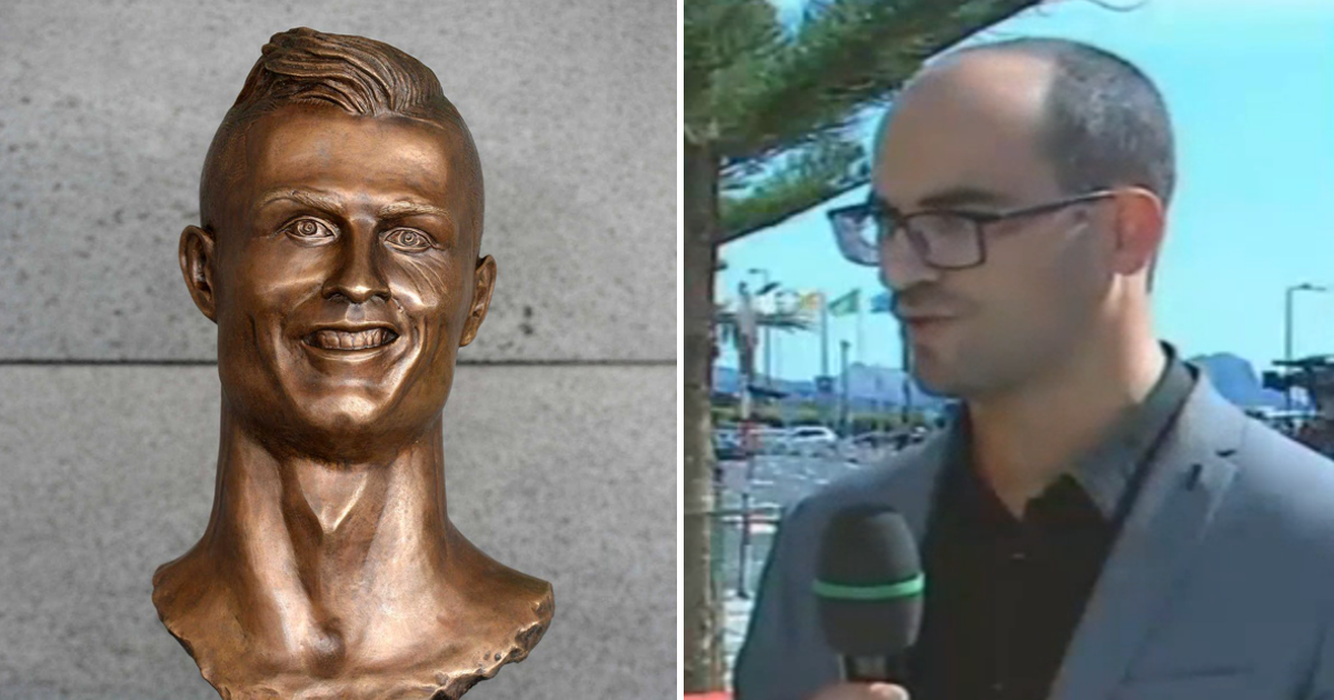Autor do busto de Ronaldo fez nova estátua de estrela do futebol, e o resultado é este