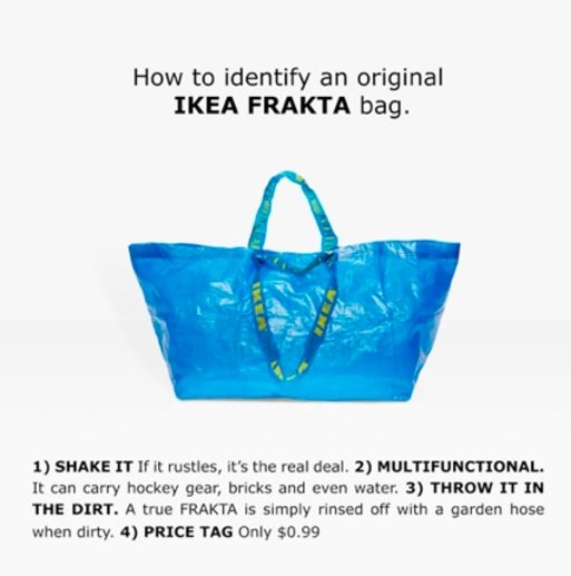Ikea responde, com &#8220;preço competitivo&#8221;, à falta de originalidade da marca de luxo Balenciaga&#8230;
