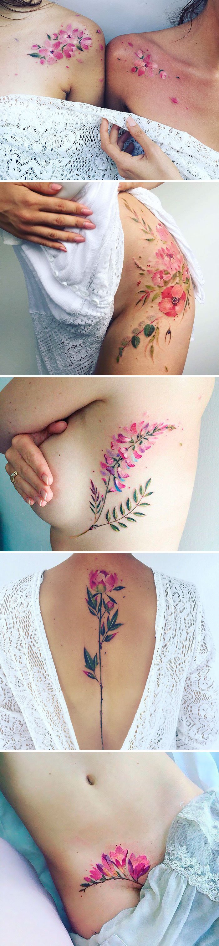 10 tatuadores que usam flores, para te inspirar a fazer uma nesta primavera