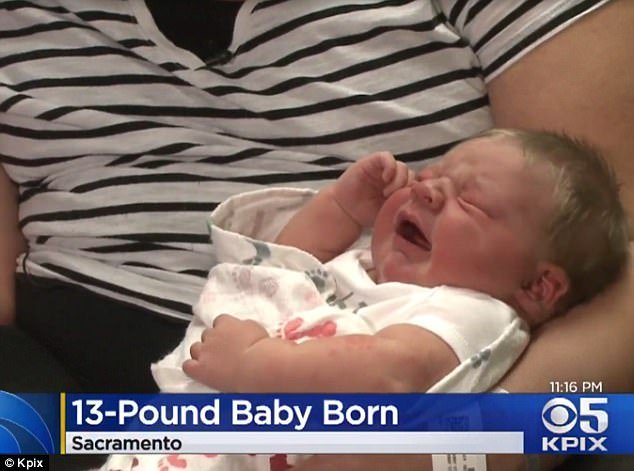 Mãe dá à luz bebé com 6,2 quilos de parto natural