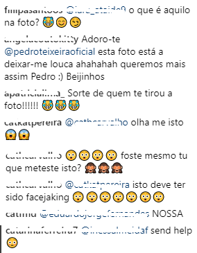 Pedro Teixeira &#8220;a nu&#8221; no instagram