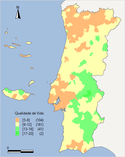 Foi divulgada a lista dos concelhos com melhor qualidade de vida em Portugal