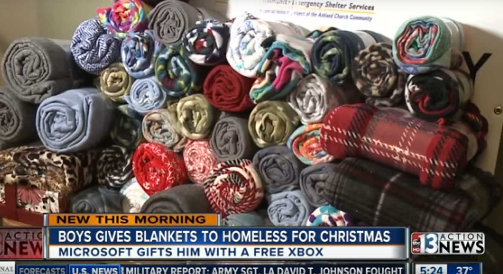 Menino de 9 anos desiste de receber X-Box de 300€ para dar cobertores aos sem-abrigo