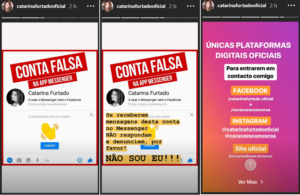 Catarina Furtado denuncia roubo de identidade: &#8220;Não sou eu! Isto é falso!&#8221;
