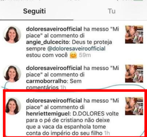 Família Aveiro esclarece o &#8220;gosto&#8221; de Dolores Aveiro em comentário ofensivo a Georgina