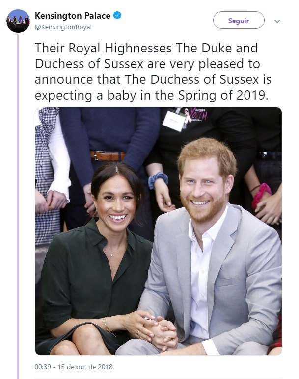 Ex-mordomo da Princesa Diana sugere nome para bebé a Harry e Meghan: &#8220;Se for uma menina sejam corajosos&#8221;