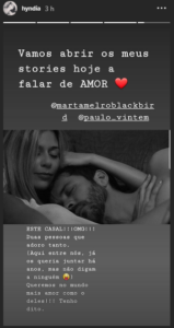 Marta Melro e Paulo Vintém assumem namoro. Rita Pereira reage nas redes sociais