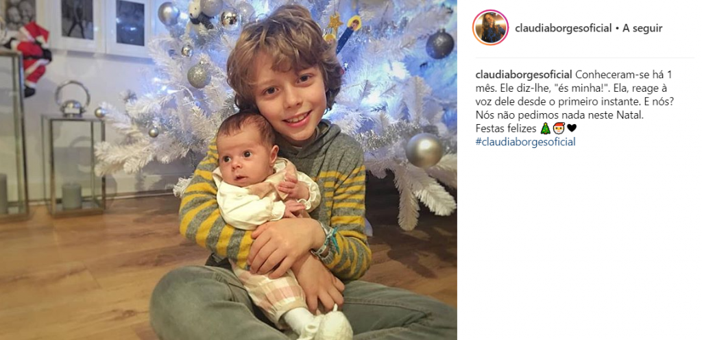 Cláudia Borges partilha foto momentos antes do parto: &#8220;Há 2 meses estávamos assim!&#8221;