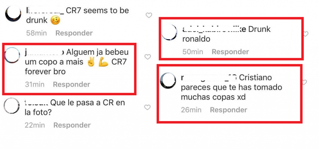 Cristiano Ronaldo partilha foto e deixa fãs intrigados: &#8220;Parece que está bêbado&#8230;&#8221;
