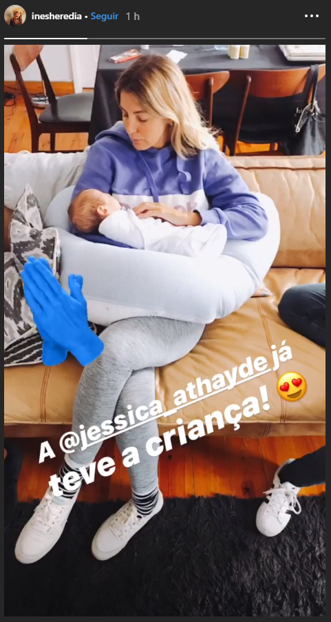 Inês Herédia partilha foto nas redes sociais e brinca: &#8220;A Jessica Athayde já teve a criança&#8230;&#8221;