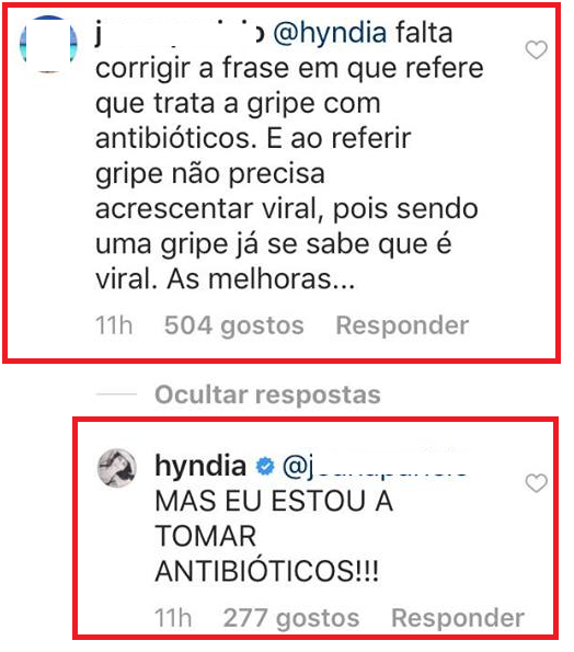 Após revelar &#8220;gripe viral&#8221;, Rita Pereira gera polémica nas redes sociais
