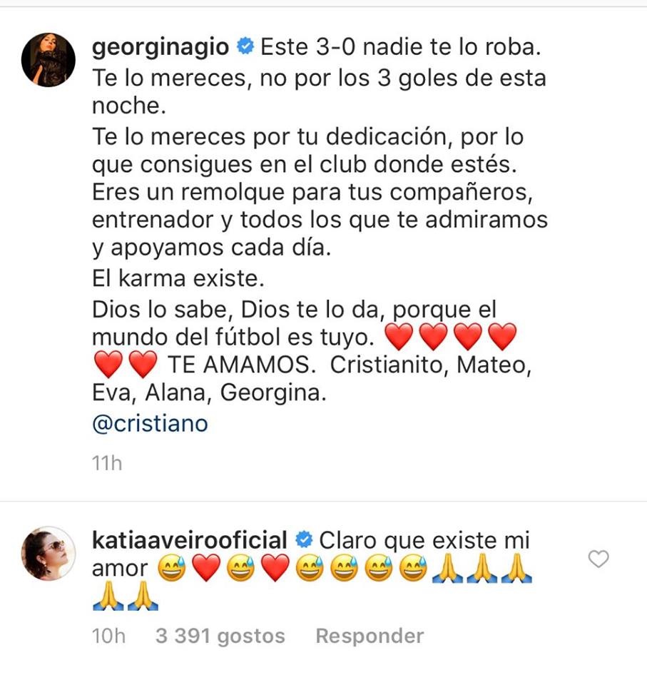 Depois das lágrimas, Georgina faz declaração a Cristiano Ronaldo: &#8220;Este ninguém te rouba&#8230;&#8221;