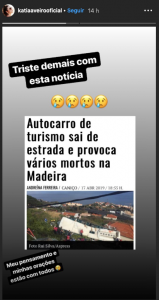 Família Aveiro presta homenagem à tragédia da Madeira: &#8220;A minha terra está de luto”