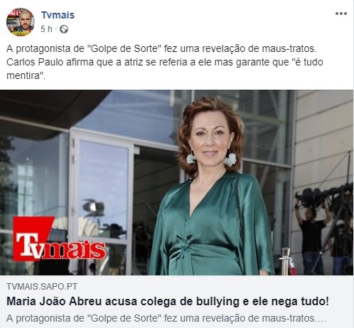 Após acusações polémicas de Maria João Abreu, Carlos Paulo dá a cara e desmente a actriz: &#8220;Foi comigo, mas é tudo mentira&#8221;