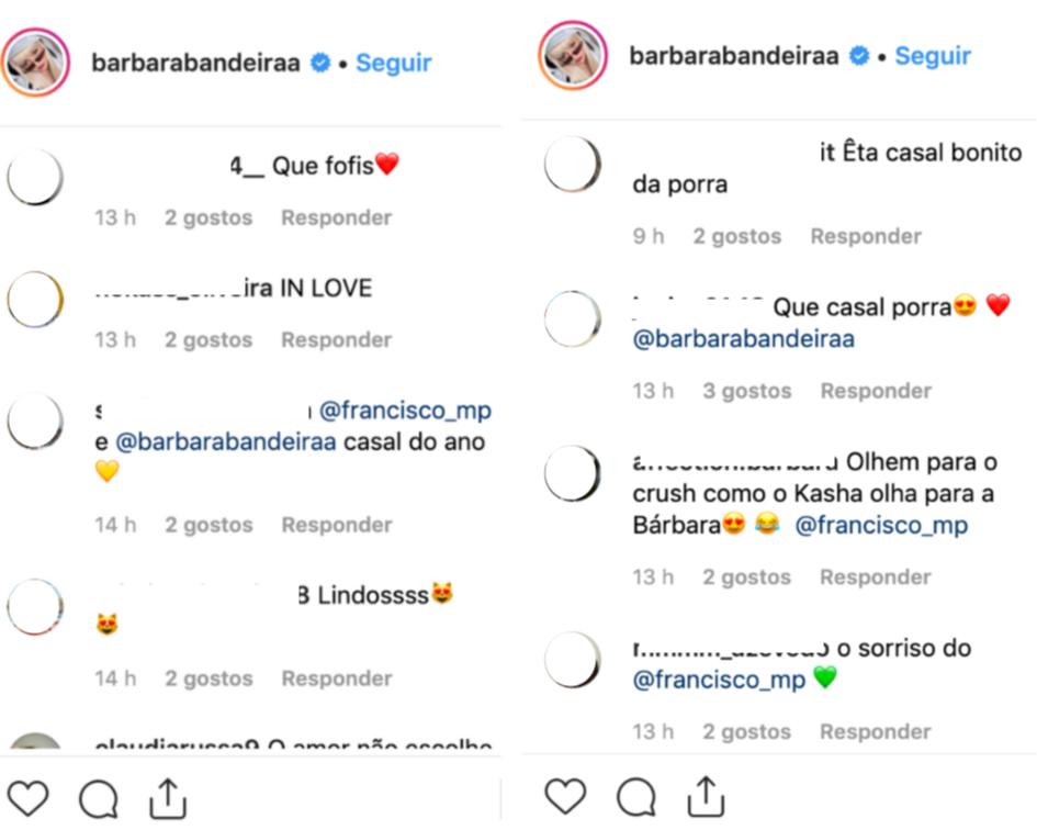 Bárbara Bandeira e Kasha partilham nova foto no Instagram e fazem as delicias dos fãs