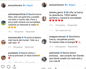 Sara Carbonero: As mensagens de apoio deixadas pelas figuras públicas