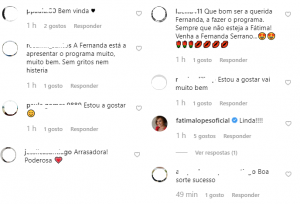 Fernanda Serrano elogiada pelos fãs: &#8220;Muito bem&#8230; sem gritos nem histeria&#8221;