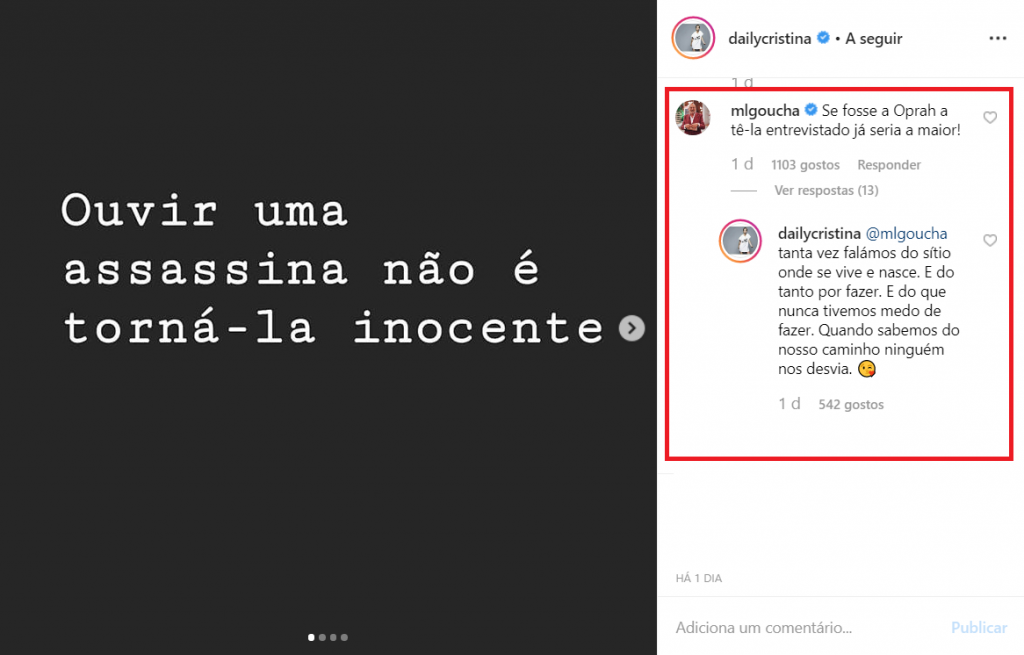Manuel Luís Goucha sai em defesa de Cristina Ferreira nas redes sociais