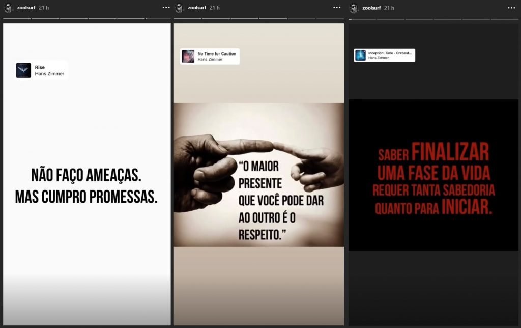 Em dia de encontro no tribunal com Luciana Abreu, Daniel Souza partilha mensagens enigmáticas nas redes sociais