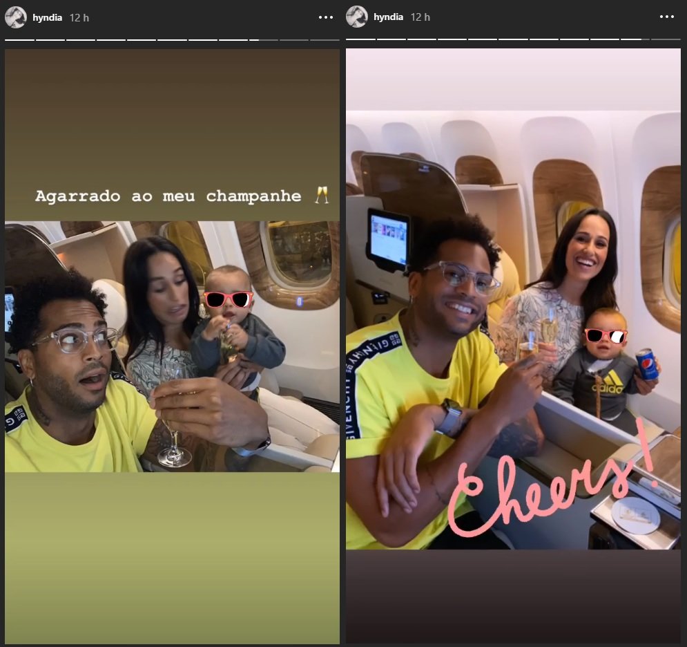 Video: Rita Pereira feliz na sua primeira viagem de avião em família
