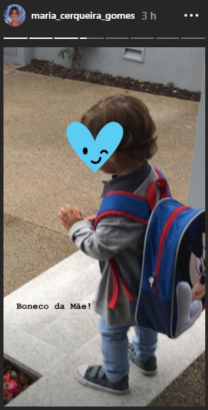 Maria Cerqueira Gomes &#8216;encantada&#8217; com o filho: &#8220;Boneco da mãe&#8221;