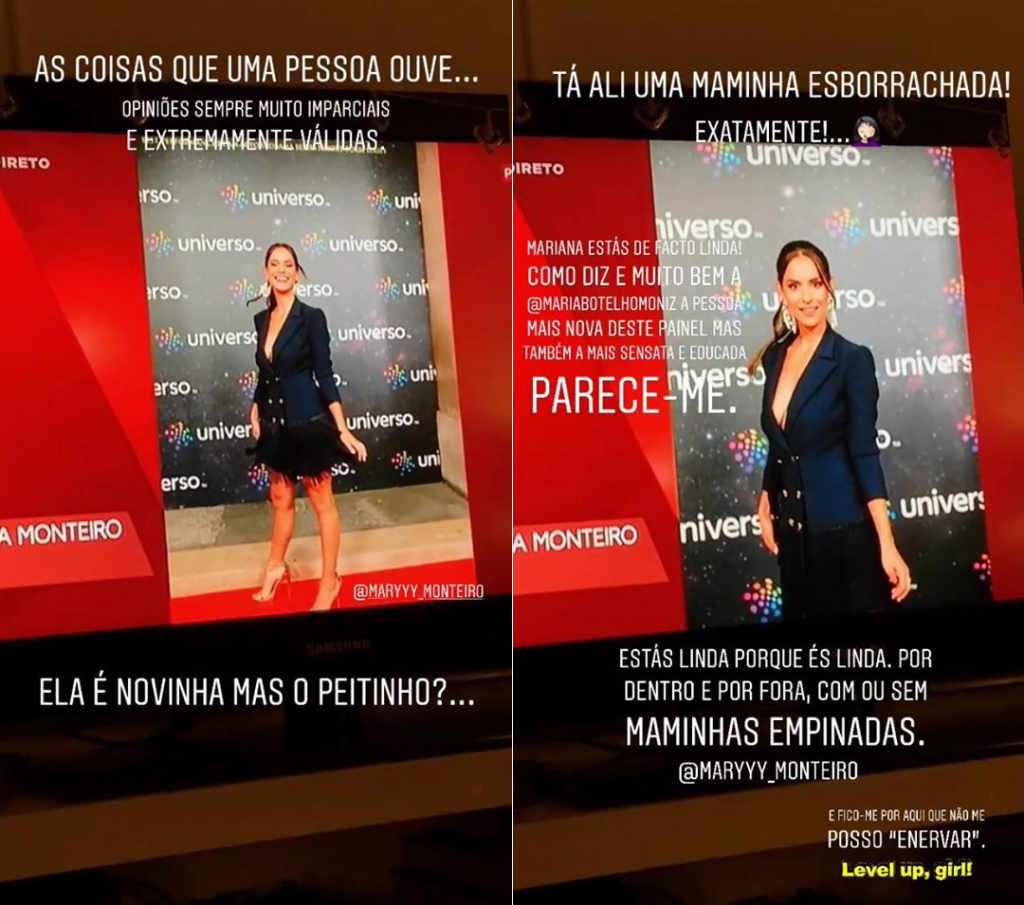 Video: Sofia Ribeiro sai em defesa de Mariana Monteiro após críticas em direto