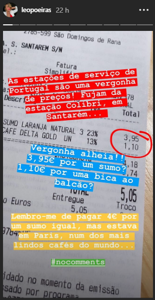 Leonor Poeiras indignada com preços em estação de serviço: &#8220;Uma vergonha!&#8221;
