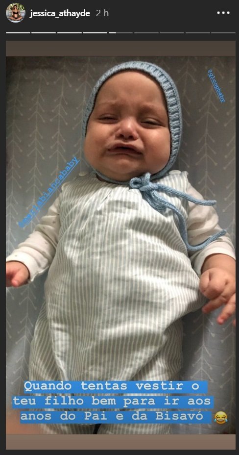 Jessica Athayde partilha momento hilariante de Oliver: &#8220;Quando tentas vestir o teu filho bem&#8230;&#8221;