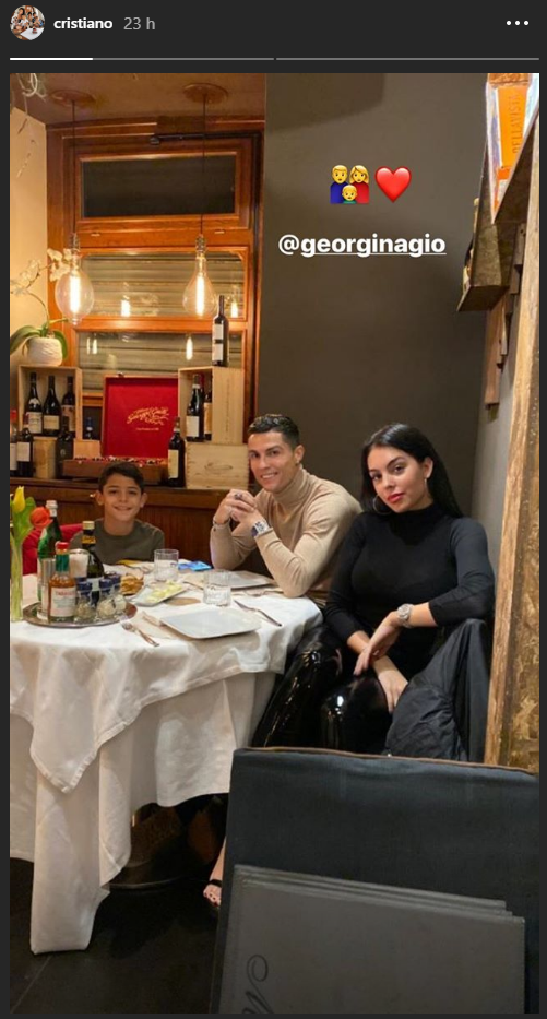 Fotos: Cristiano Ronaldo apaixonado em almoço com Georgina Rodríguez