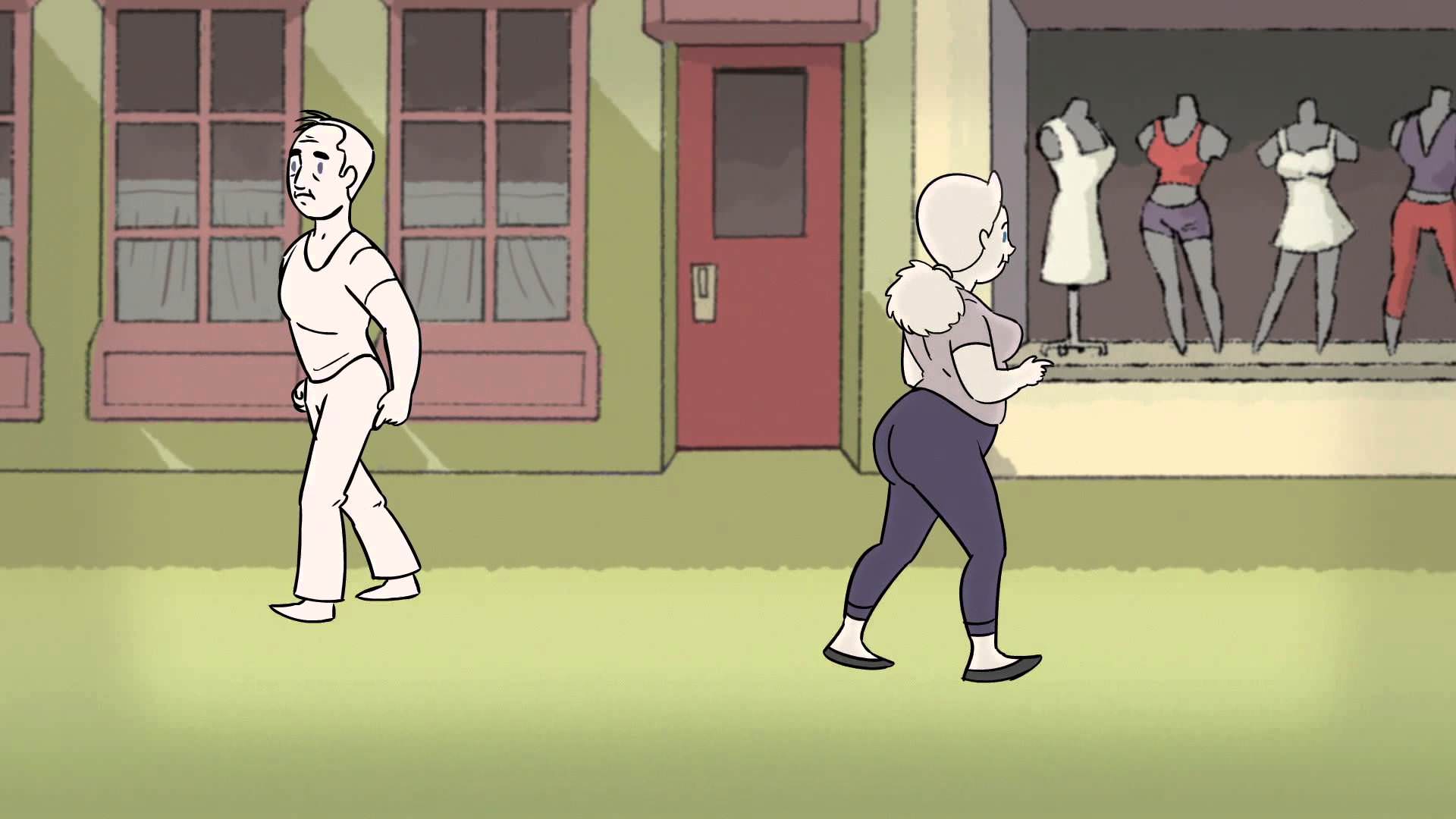 A vida de uma mulher em 4 minutos de animação.