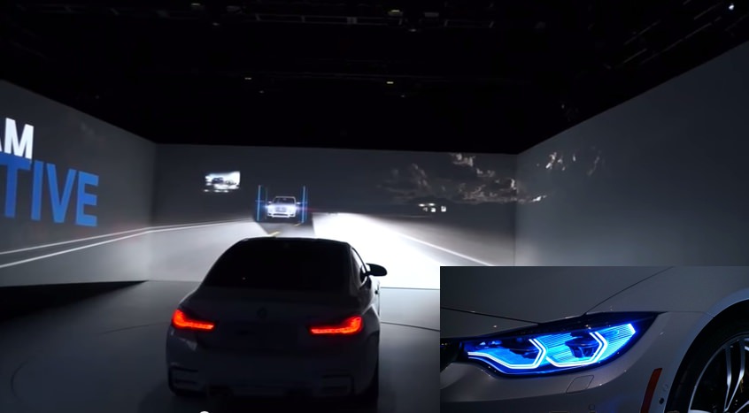 Novos sistemas de faróis a laser da BMW e Audi. Genial.