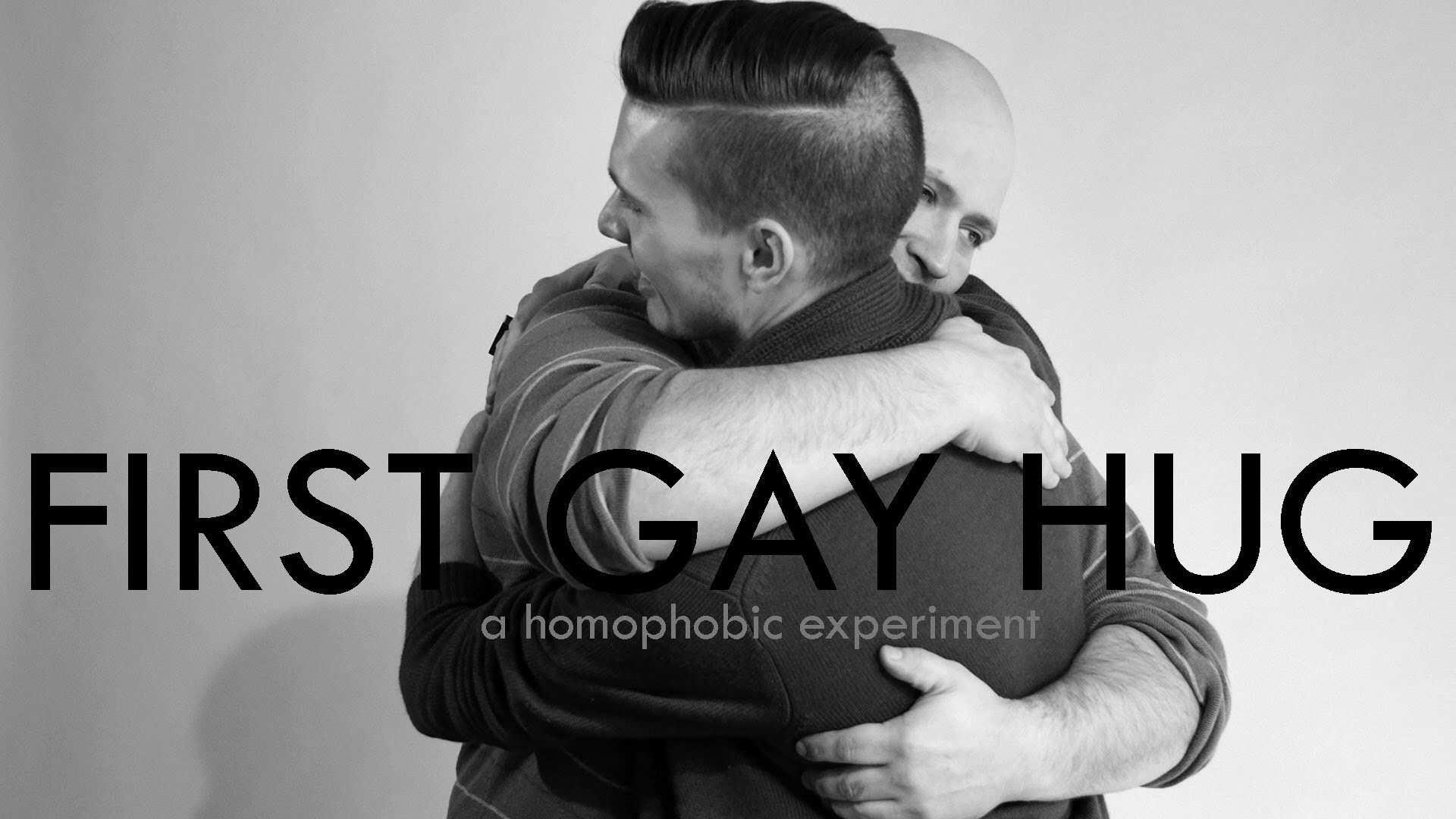 Experiência social: 15 homofóbicos convidados a abraçar 15 gays.