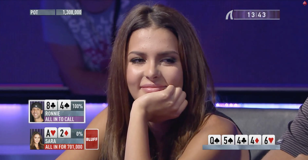Poker: Miss Finlândia é especialista em bluffs&#8230; Irresistível.