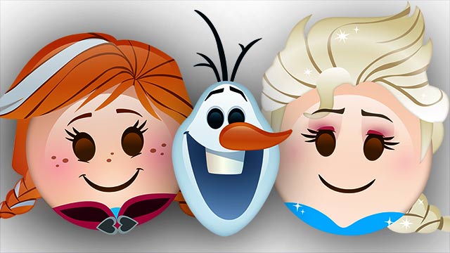 O filme Frozen, da Disney, contado em Emojis.