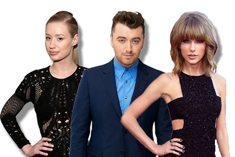 Taylor Swift, Sam Smith e Iggy Azalea lideram as nomeações do Billboard Music Awards 2015