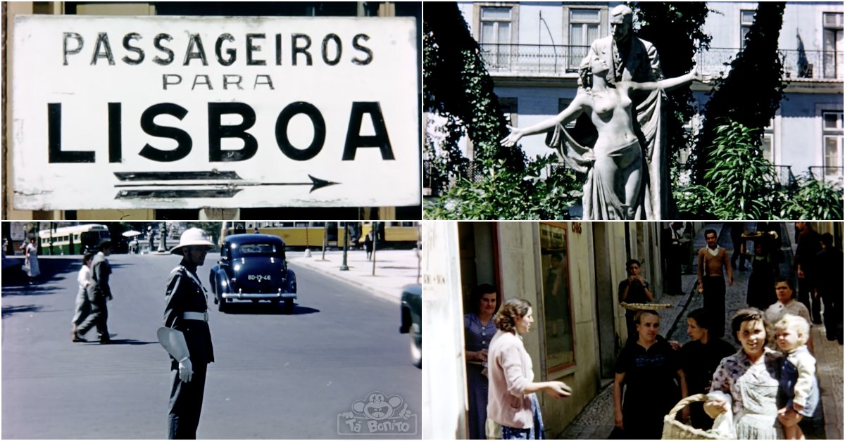 Divulgado primeiro filme de Lisboa gravado, a cores, em 1950.