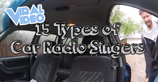 15 tipos de cantores dentro do carro
