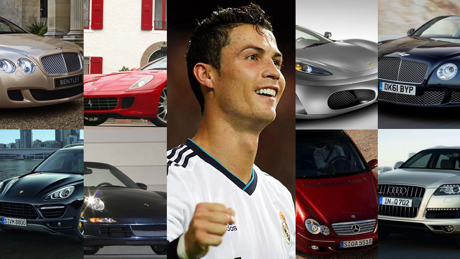Os 10 carros mais caros e luxuosos de Cristiano Ronaldo
