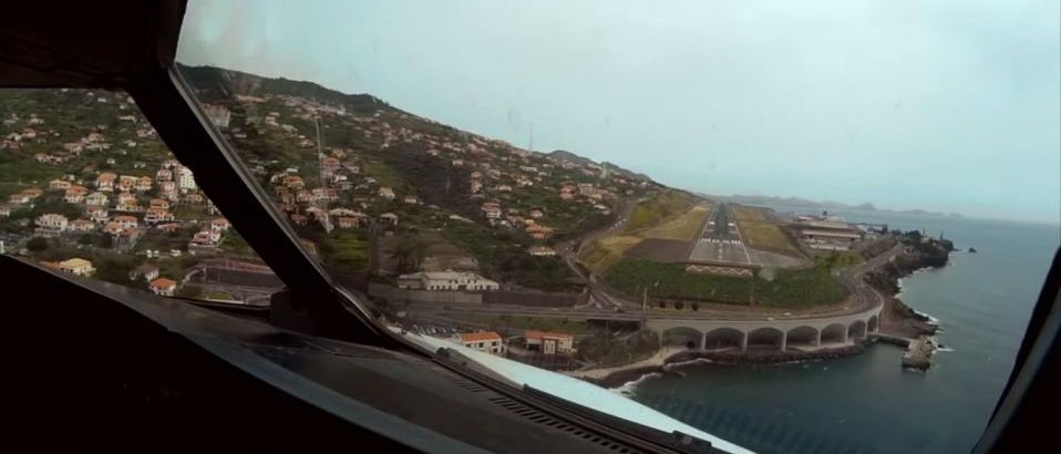 Piloto da British Airways filma aterragem em perigosa no Funchal&#8230;