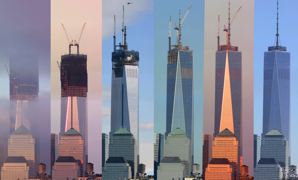 A construção do One World Trade Center num time-lapse de 2 minutos&#8230;