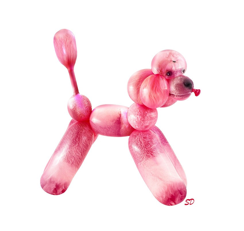 Artista reinventa animais usando balões moldáveis