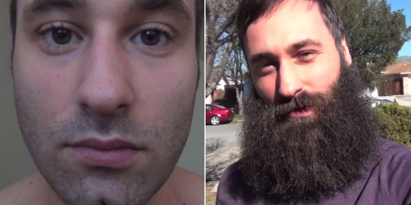 Vídeo em time-lapse mostra o crescimento desta barba épica durante um ano