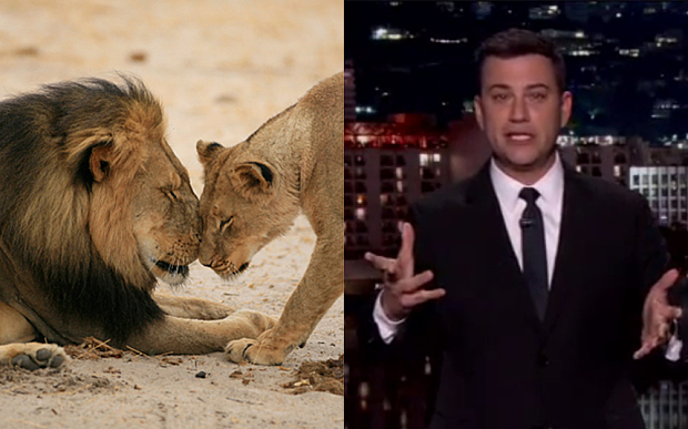 Jimmy Kimmel dá resposta perfeita, e emocionada, ao dentista que matou o leão Cecil