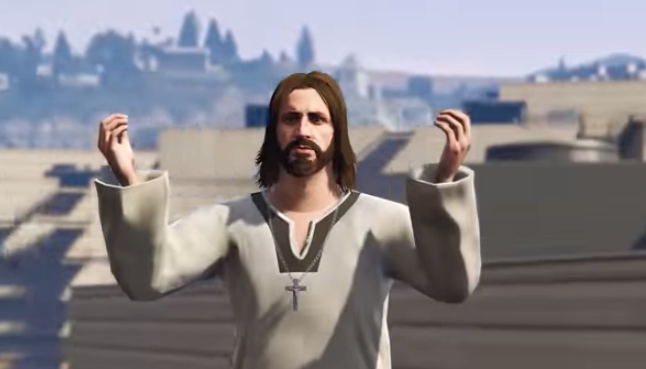Jesus Cristo lança o caos no GTA V