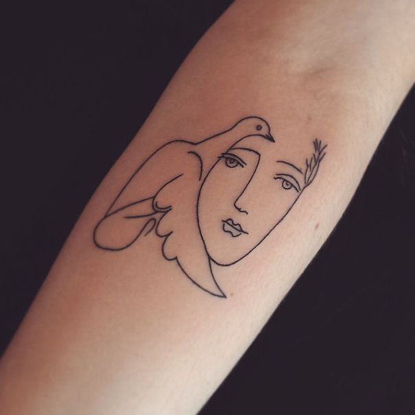 Tatuagens inspiradas em Picasso, para quem gosta de arte